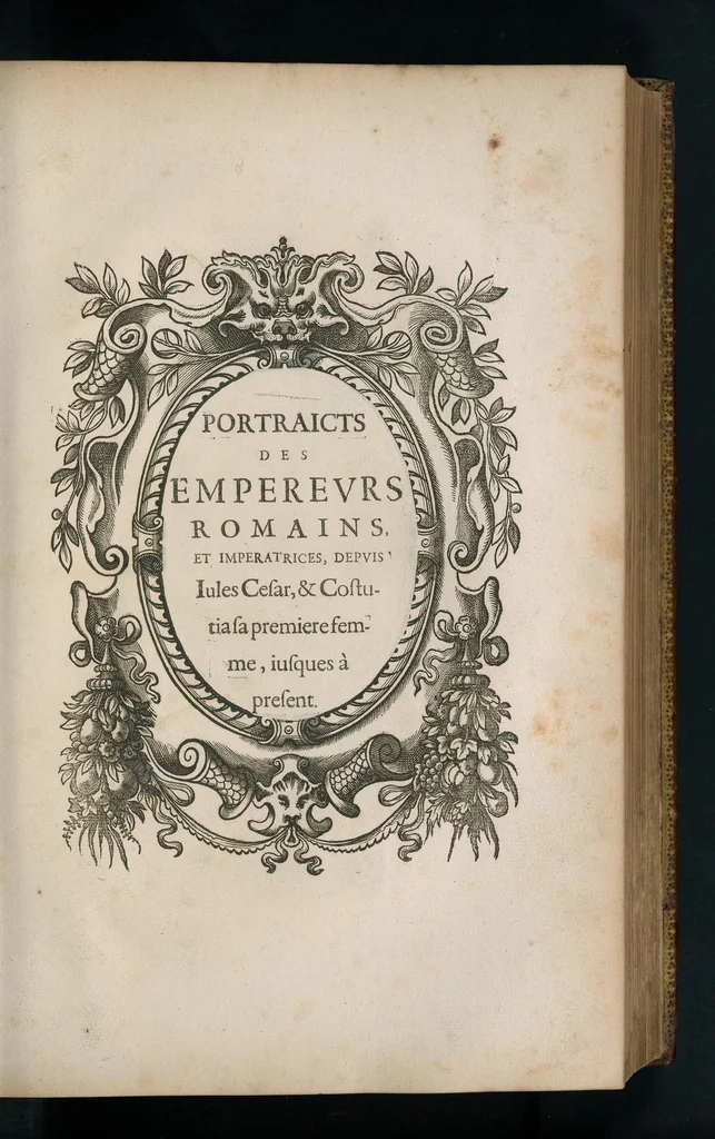 An illustration from Chronologie et sommaire des sovverains, pontifes, anciens peres, empereurs, roys, princes, & hommes illustres, des le commencement du monde iusques à l'an de grace mil six cents vingt-deux, 1627, leaf 92