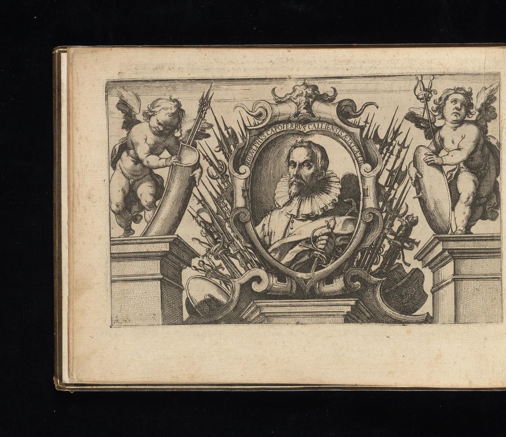 An illustration from Gran simulacro dell'arte e dell'uso della scherma, 1610, leaf 7
