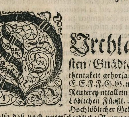 An illustration from Ein ritterlich vnd adelich Kunstbuch : darinnen von Reiten, Zeümen, auch RossArtzney, item allerley Stangen, Kinnketten, geschlossenen und offenen Mundstücken, sampt jedes Wirckungen, vnterschiedlicher vnd aussführlicher Bericht begriffen, dergleichen zuvor niemahls aussgangen ; allen Liebhabern dieser ritterlichen vnd adelichen Kunst zu Gefallen verfertiget vnnd in Druck gegeben, 1615, leaf 4