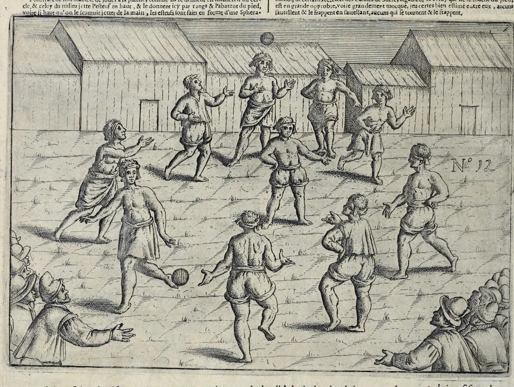 An illustration from Le second livre, journal ou comptoir, contenant le vray discours et narration historique, du voyage fait par les huit navires d'Amsterdam, au mois de mars l'an 1598, sous la conduite de l'admiral Iaques Cornille Nec, & du vice-admiral VVibrant de VVarvvic : de leur voyage & choses plus memorables eux audit voyage survenuës, de leur riche charge & sain retour ... : orné avec beaucoup de lames d'arain & cartes, joint leurs explications : aussi est icy adiousté un vocabulaire des mots françois, javans & malaites, 1609, leaf 33