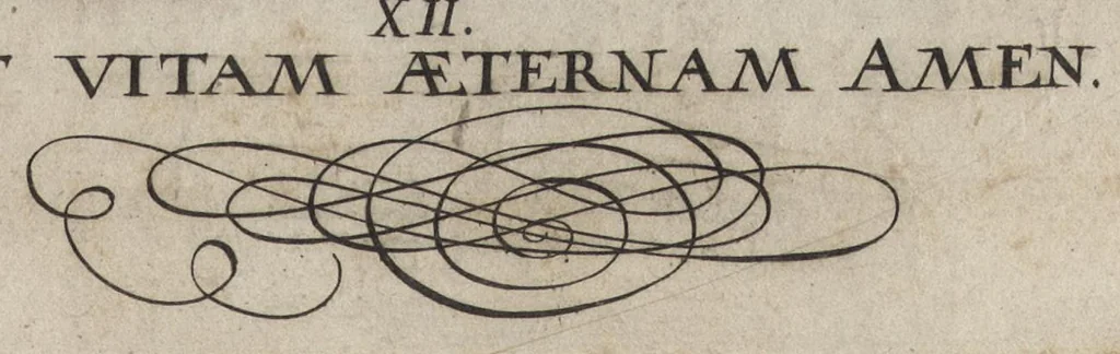 An illustration from [The Creed in 14 engravings] [graphic], 1589, leaf 54