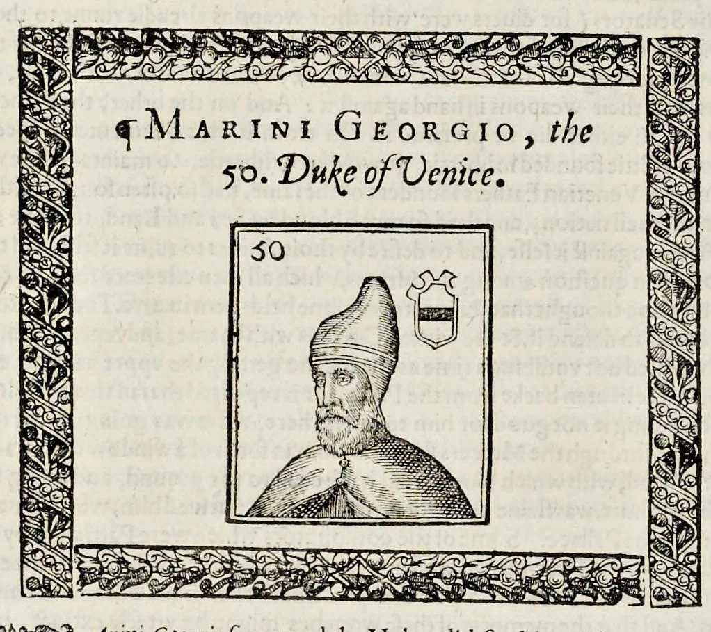 An illustration from The generall historie of the magnificent state of Venice. From the first foundation thereof vntill this present, 1612, leaf 183