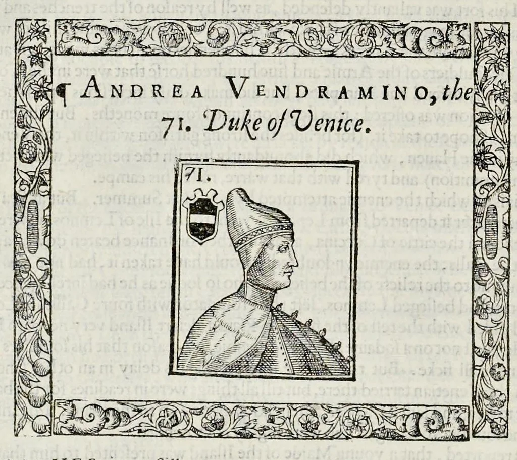 An illustration from The generall historie of the magnificent state of Venice. From the first foundation thereof vntill this present, 1612, leaf 485