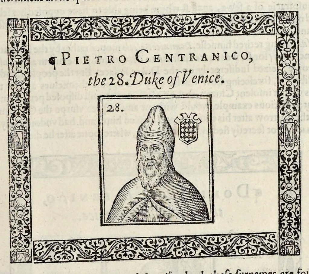 An illustration from The generall historie of the magnificent state of Venice. From the first foundation thereof vntill this present, 1612, leaf 74