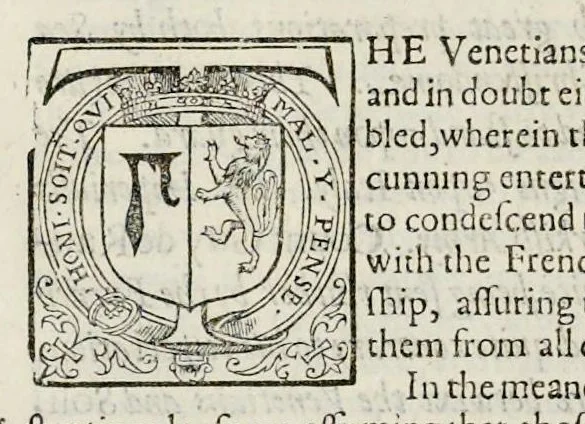 An illustration from The generall historie of the magnificent state of Venice. From the first foundation thereof vntill this present, 1612, leaf 841