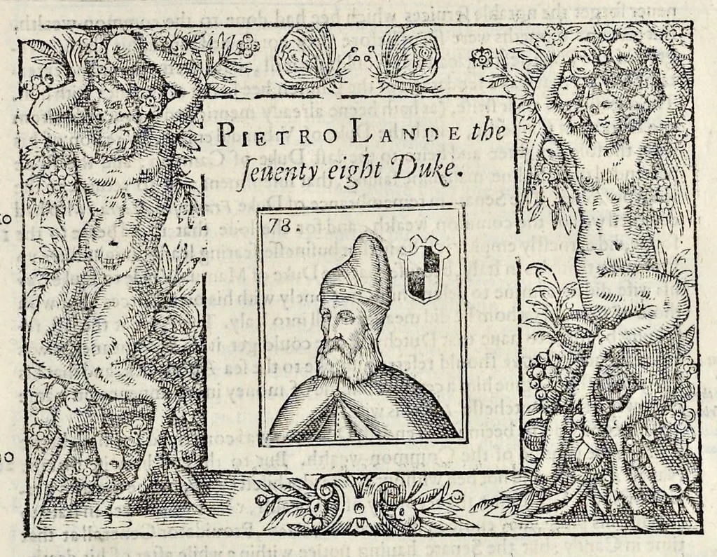 An illustration from The generall historie of the magnificent state of Venice. From the first foundation thereof vntill this present, 1612, leaf 882