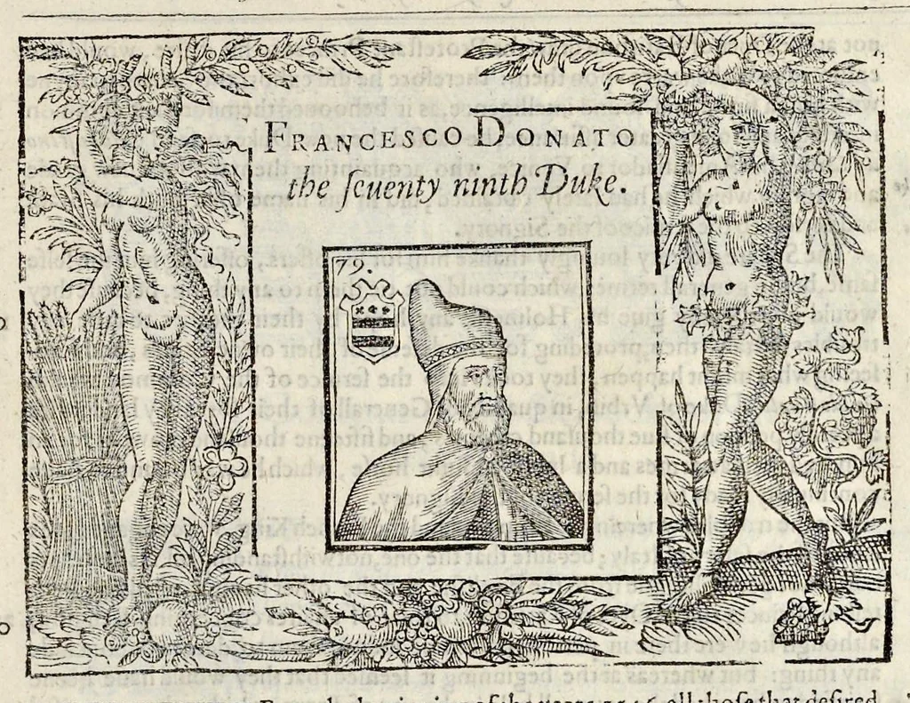 An illustration from The generall historie of the magnificent state of Venice. From the first foundation thereof vntill this present, 1612, leaf 914
