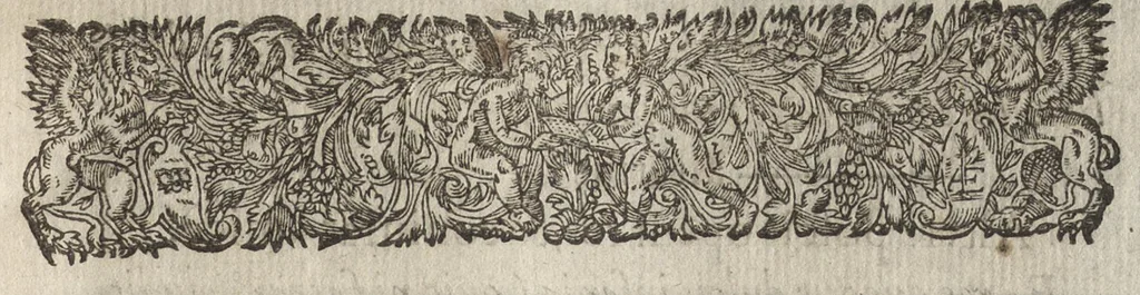 An illustration from Antiquae tabulae marmoreae solis effigie symbolisque exculptae accurata explicatio : qua priscae quaedam mythologiae, ac nonnulla praeterea vetera monumenta marmorum, gemmarum, nomismatum illustrantur, 1617, leaf 10