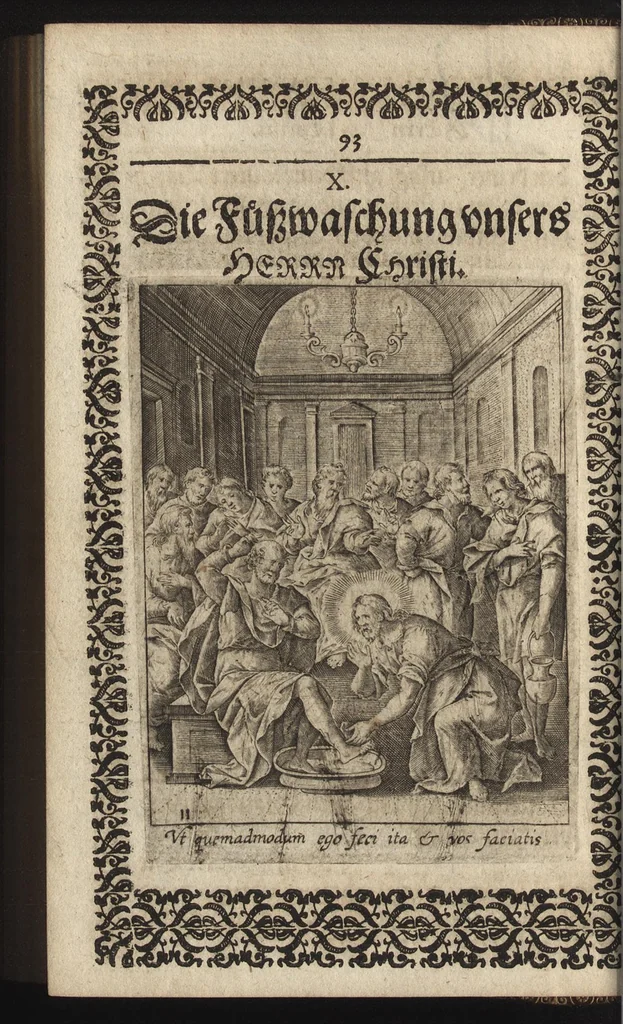 An illustration from Vita Christi, das ist, das Leben, vnschuldige Leiden, heilige Blutuergiessen, vnnd heilwirdiger Tode Jesu Christi vnnsers Erlösers vnd Seeligmachers : mit andechtigen Gebeten vnd in Kupffer gestochne[n] Figuren gezieret, 1621, leaf 125