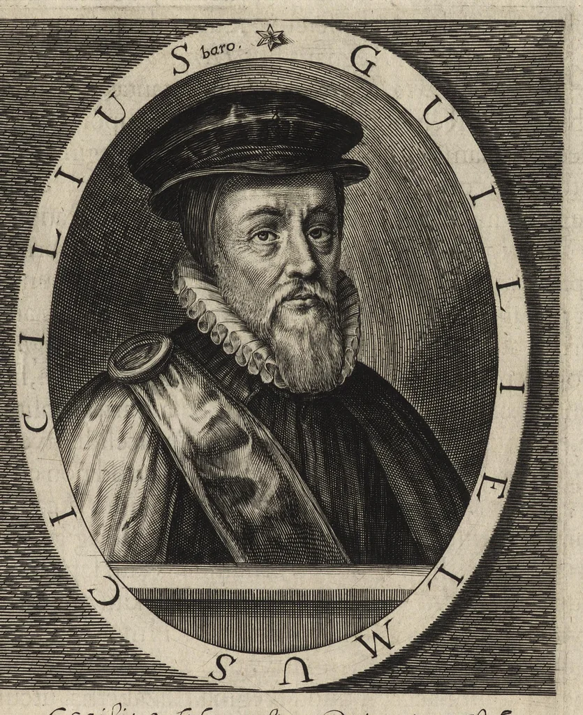 An illustration from Herōologia Anglica, hoc est, Clarissimorum et doctissimorum aliq[uo]t Anglorum qui floruerunt ab anno Cristi M.D. usq[ue] ad presentem annum M.D.CXX vivae effigies, vitae, et elogia duobus tomis, 1620, leaf 142