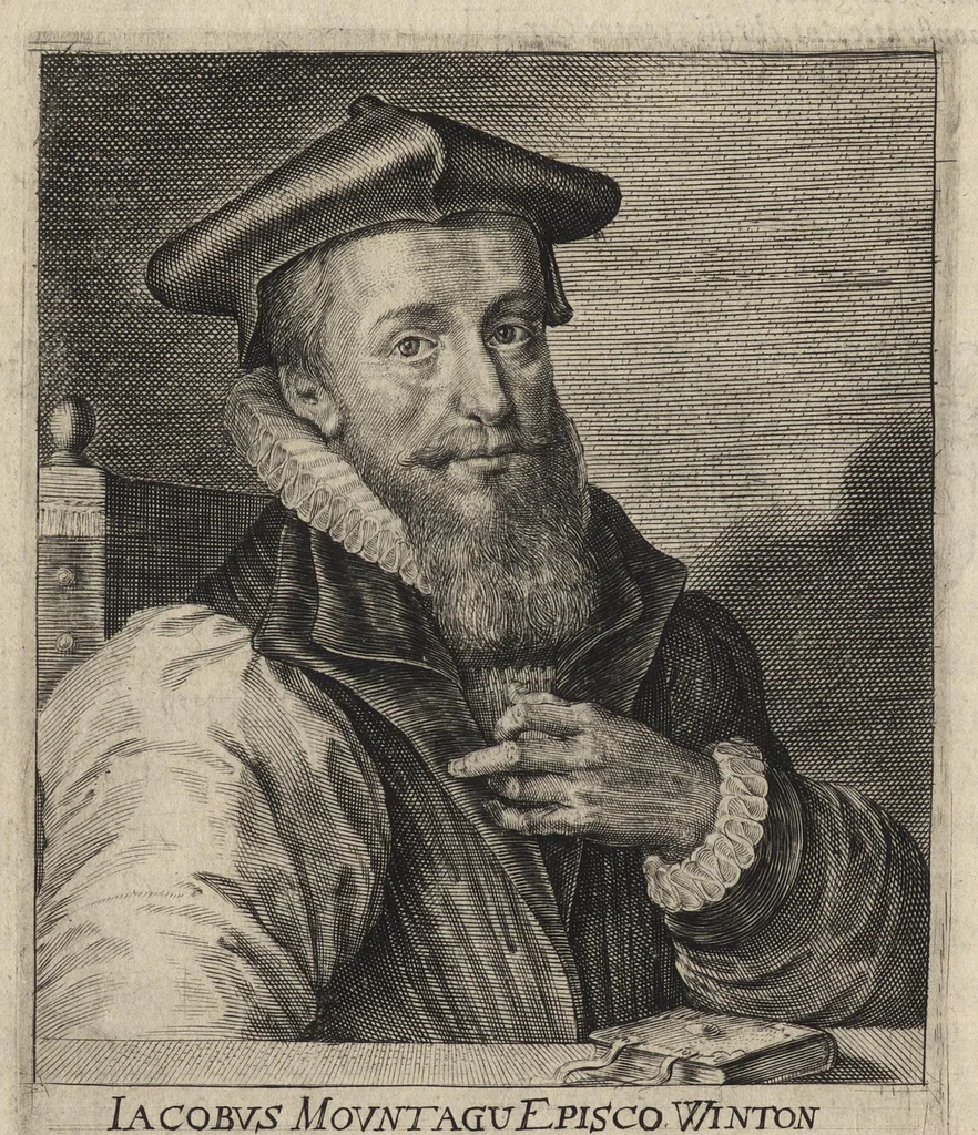 An illustration from Herōologia Anglica, hoc est, Clarissimorum et doctissimorum aliq[uo]t Anglorum qui floruerunt ab anno Cristi M.D. usq[ue] ad presentem annum M.D.CXX vivae effigies, vitae, et elogia duobus tomis, 1620, leaf 223