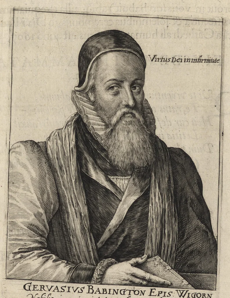 An illustration from Herōologia Anglica, hoc est, Clarissimorum et doctissimorum aliq[uo]t Anglorum qui floruerunt ab anno Cristi M.D. usq[ue] ad presentem annum M.D.CXX vivae effigies, vitae, et elogia duobus tomis, 1620, leaf 267
