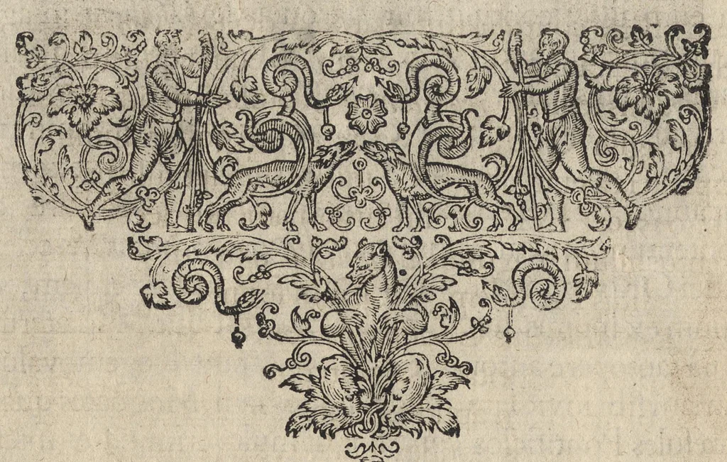 An illustration from Herōologia Anglica, hoc est, Clarissimorum et doctissimorum aliq[uo]t Anglorum qui floruerunt ab anno Cristi M.D. usq[ue] ad presentem annum M.D.CXX vivae effigies, vitae, et elogia duobus tomis, 1620, leaf 35
