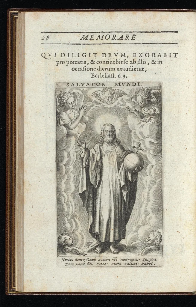 An illustration from Quadriga aeternitatis : vniuersi generis humani meta, carmine composita, iconibus et sententiis illustrata : questus iambici de vitioso horum temporum statu, 1619, leaf 43