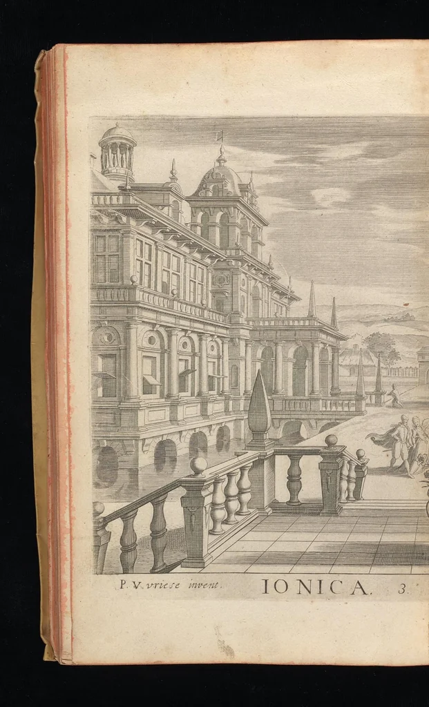 An illustration from L'architecture, contenant la toscane, dorique, ionique, corinthiaque, et composee, 1628, leaf 115