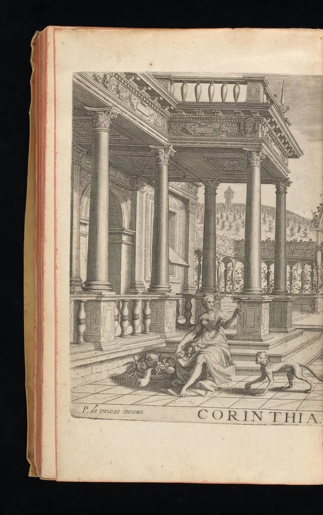 An illustration from L'architecture, contenant la toscane, dorique, ionique, corinthiaque, et composee, 1628, leaf 119