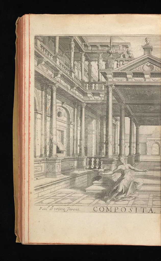 An illustration from L'architecture, contenant la toscane, dorique, ionique, corinthiaque, et composee, 1628, leaf 123