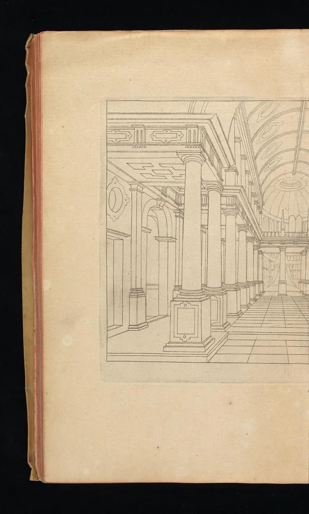 An illustration from L'architecture, contenant la toscane, dorique, ionique, corinthiaque, et composee, 1628, leaf 87