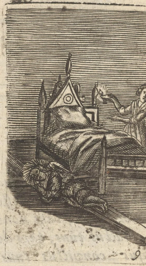 An illustration from Pia desideria, viz. 1. Gemitus animae poenitentis, 2. Vota animae sanctae, 3. Suspiria animae amantis, 1677, leaf 119