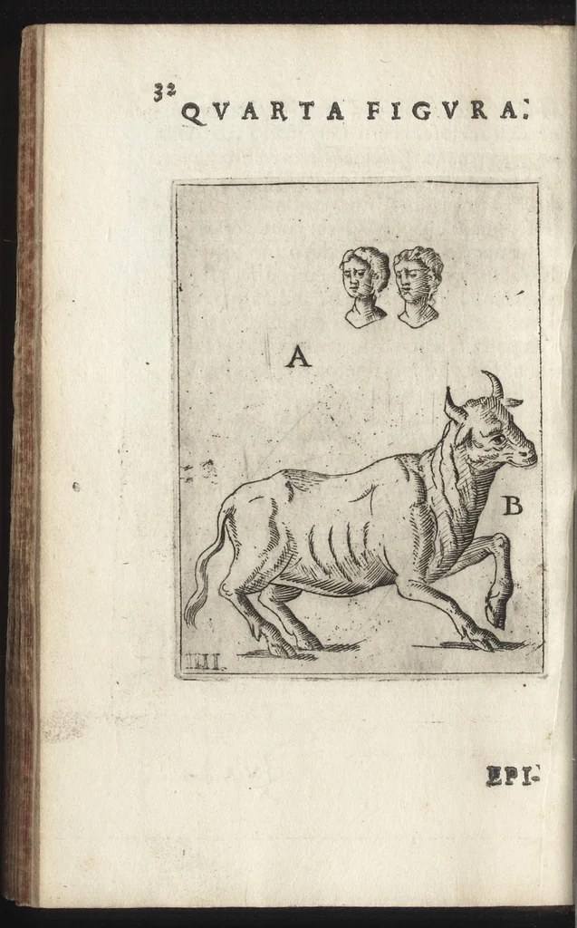 An illustration from Vaticinivm Severi, et Leonis imperatorvm, in qvo videtvr finis Tvrcarum in praesenti eorum imperatore, vnà cum alijs nonnullis in hac re vaticinijs. Profetia di Severo, et Leone imperatori, nella qvale si vede il fine de Turchi nel presente loro imperatore, con alcune altre profetie in questo proposito, 1596, leaf 35