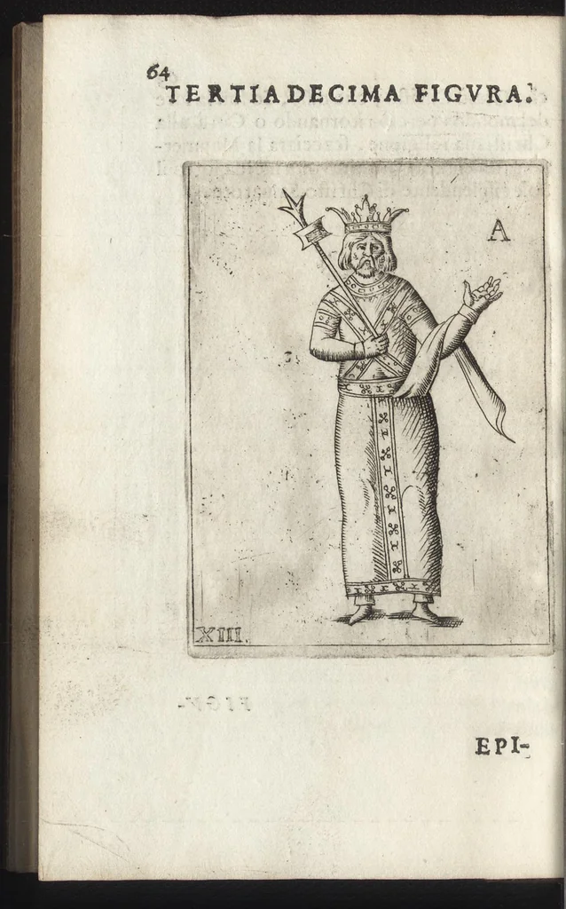 An illustration from Vaticinivm Severi, et Leonis imperatorvm, in qvo videtvr finis Tvrcarum in praesenti eorum imperatore, vnà cum alijs nonnullis in hac re vaticinijs. Profetia di Severo, et Leone imperatori, nella qvale si vede il fine de Turchi nel presente loro imperatore, con alcune altre profetie in questo proposito, 1596, leaf 67
