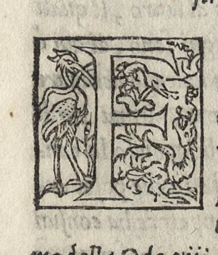 An illustration from Del significato de colori e de mazzolli : operetta, 1545, leaf 12