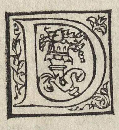 An illustration from Del significato de colori e de mazzolli : operetta, 1545, leaf 46
