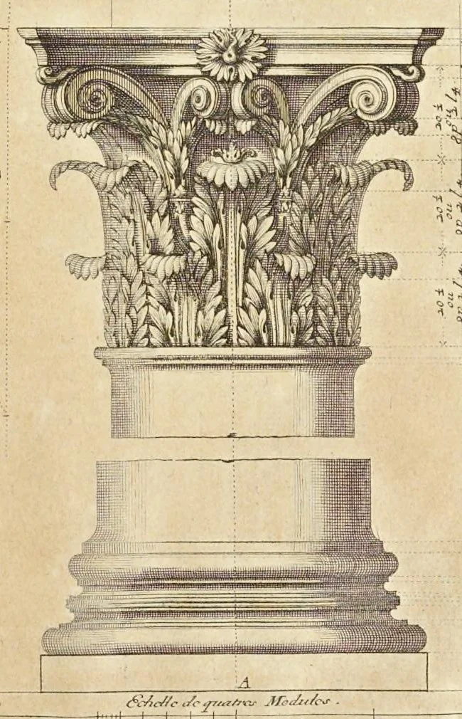 An illustration from Des ordres de colones en l'architecture, et plusieurs aues dependances dicelle, leaf 14