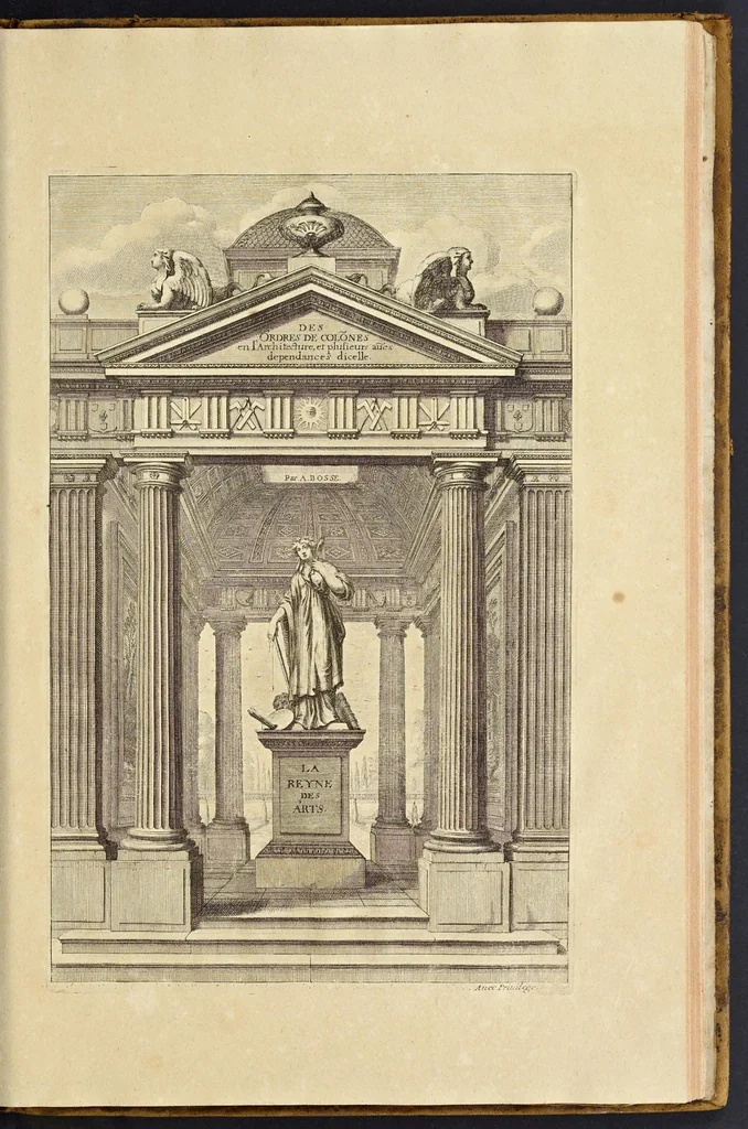 An illustration from Des ordres de colones en l'architecture, et plusieurs aues dependances dicelle, leaf 2
