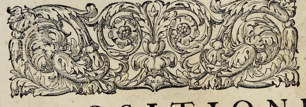 An illustration from Della architettvra militare del capitanio Francesco de' Marchi bolognese, gentil'hvomo romano, libri tre : nelli qvali si descrivono li veri modi del fortificare, che si vsa a' tempi moderni : con vn breve, et vtile trattato, nel quale si dimostrano li modi del fabricar l'artigliaria, & la prattica di adoperarla, da quelli che hanno carico di essa, 1599, leaf 298