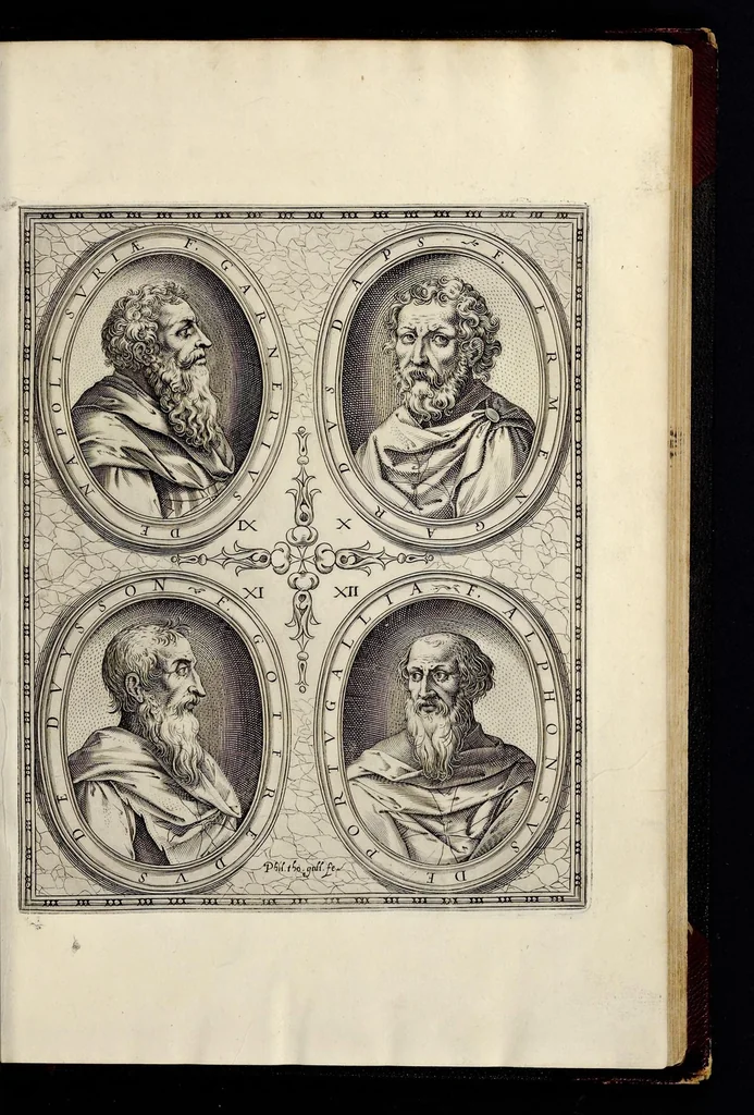 An illustration from Statvta Hospitalis Hiervsalem, 1588, leaf 28