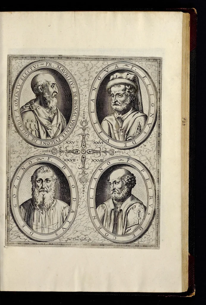 An illustration from Statvta Hospitalis Hiervsalem, 1588, leaf 36