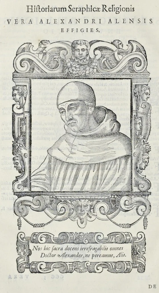 An illustration from Historiarvm seraphicae religionis libri tres, seriem temporum continentes, quibus breui explicantur fundamenta, uniuersiq[ue] ordinis amplificatio, gradus, et instituta; nec non uiri scientia, uirtutibus, et fama praeclari, 1586, leaf 675