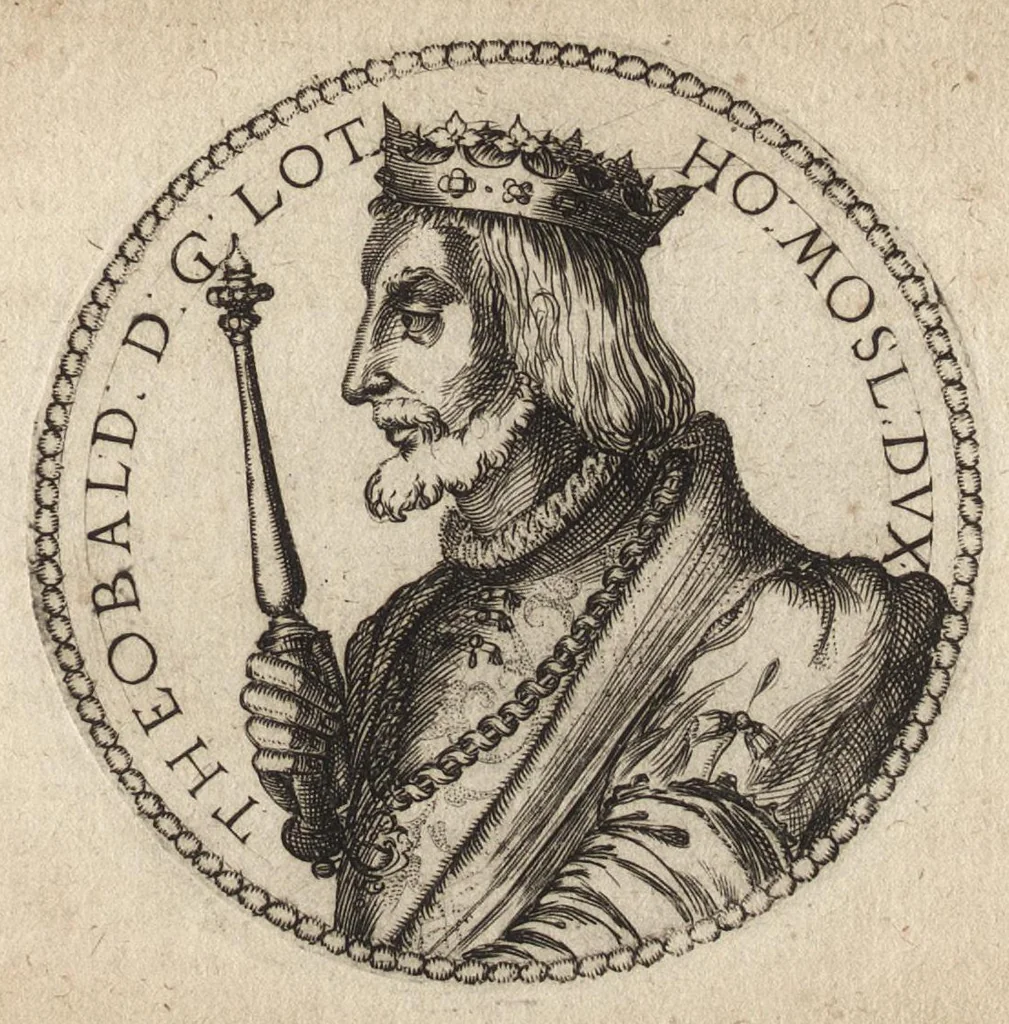 An illustration from Avstrasiae reges et dvces epigrammatis, 1591, leaf 110