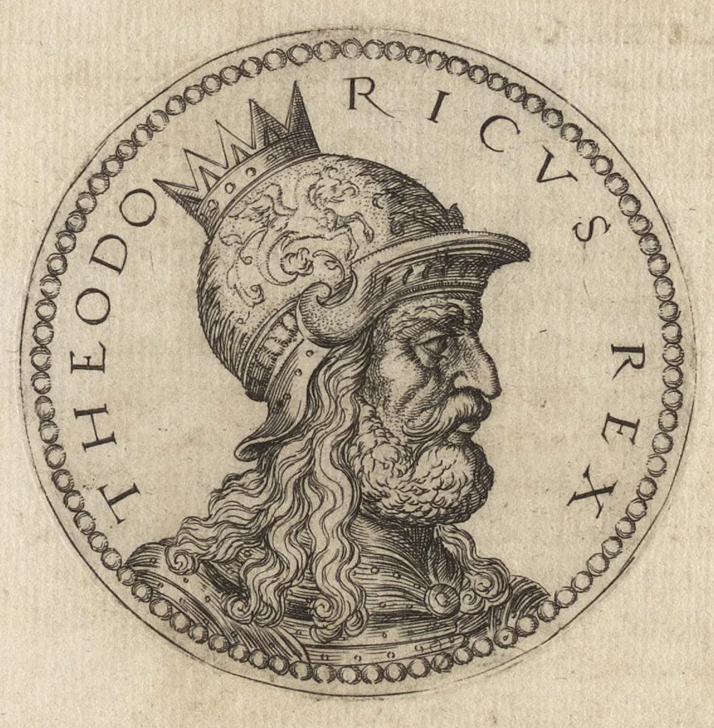 An illustration from Avstrasiae reges et dvces epigrammatis, 1591, leaf 12