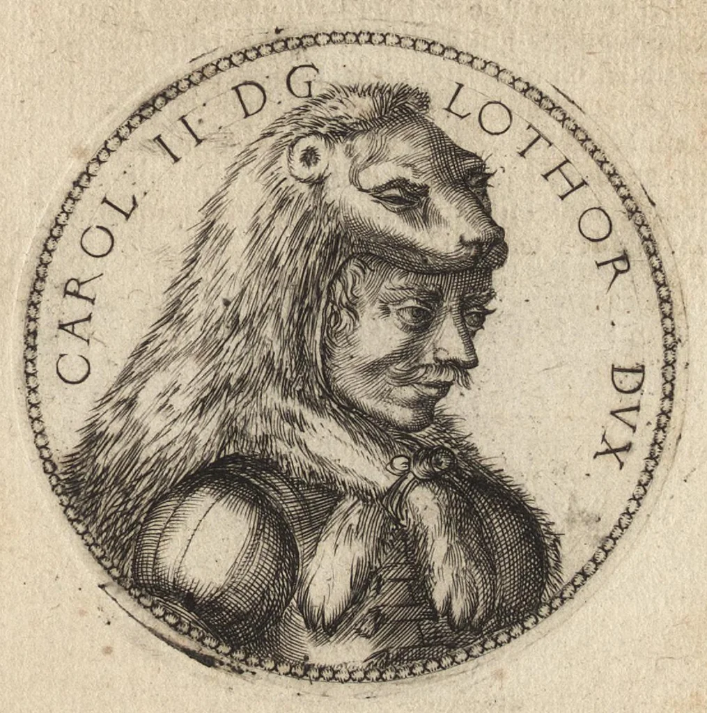 An illustration from Avstrasiae reges et dvces epigrammatis, 1591, leaf 124