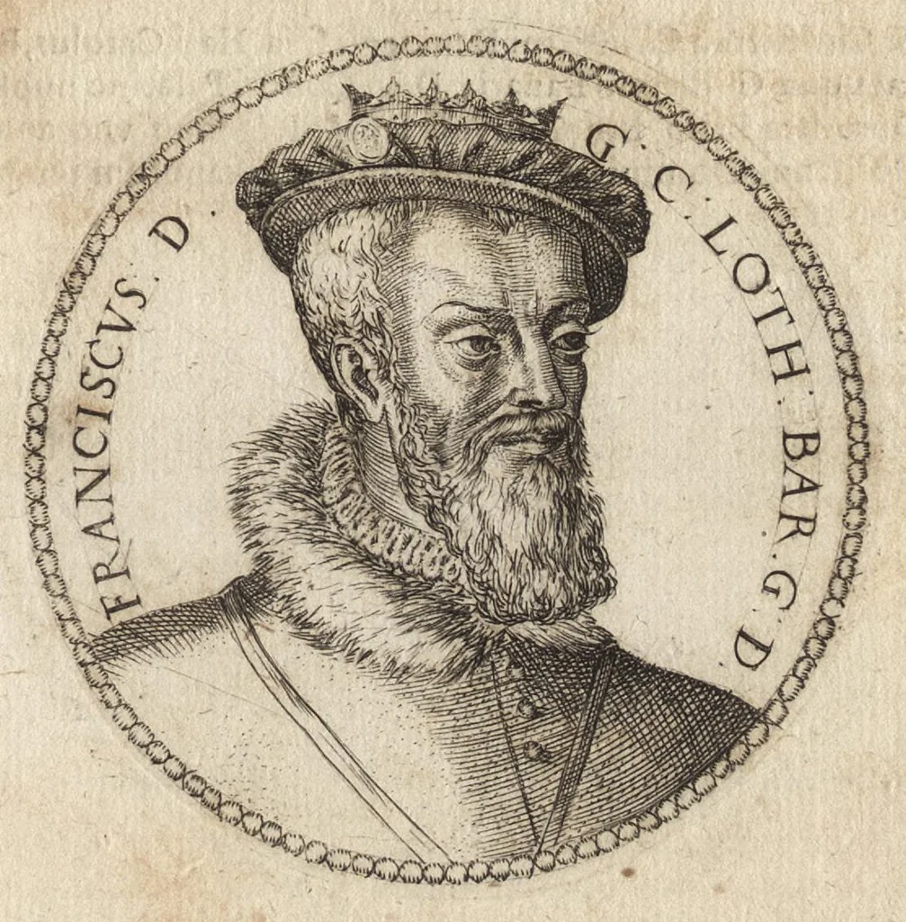 An illustration from Avstrasiae reges et dvces epigrammatis, 1591, leaf 136