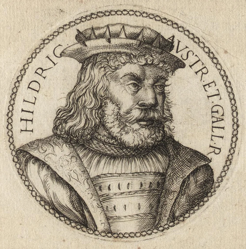 An illustration from Avstrasiae reges et dvces epigrammatis, 1591, leaf 36