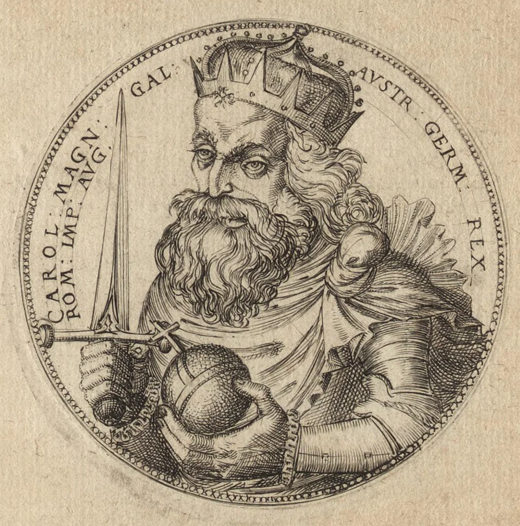 An illustration from Avstrasiae reges et dvces epigrammatis, 1591, leaf 60