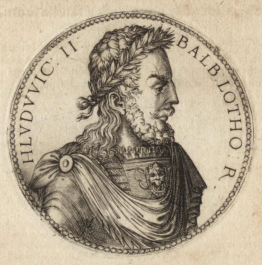 An illustration from Avstrasiae reges et dvces epigrammatis, 1591, leaf 70