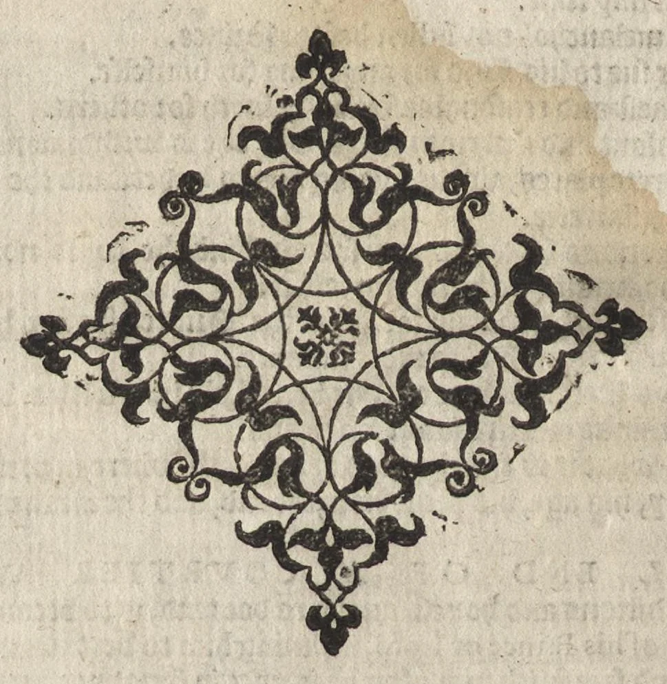 An illustration from The courtier of Count Baldessar Castilio, deuided into foure books. Verie necessarie and profitable for young gentlemen and gentlewomen abiding in court, pallace, or place, 1588, leaf 611