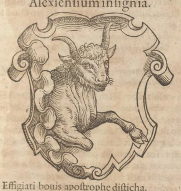 An illustration from Catalogvs gloriae mvndi D. Bartholomaei Cassanaei, Bvrgvndi, apvd Aqvas Sextias in Senatv decvriae praesidis, ac viri clarissimi : in qvo mvlta praeclara de praerogativis, praeeminentijs, maioritate, praestantijs, & excellentijs, continentur ... : opvs ... in XII. libros diuisum, nvnc denvo accvratissime emendatvm ac novis figvris elegantissime illustratum, ita vt facile omnes caeteras editiones antecellere possit, 1579, leaf 126