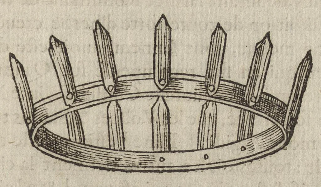 An illustration from Funerailles, & diuerses manieres d'enseuelir des Rommains, Grecs, & autres nations, tant anciennes que modernes, 1581, leaf 68