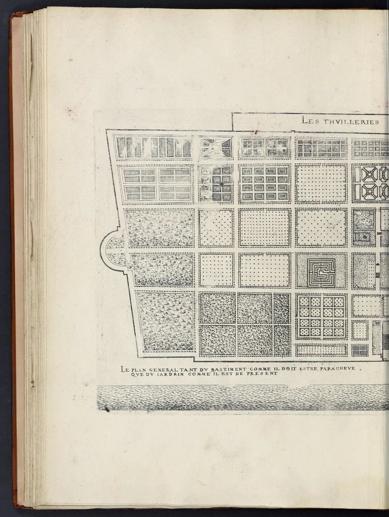 An illustration from Le premier[-second] volvme des plus excellents bastiments de France. Auquel sont designez les plans de quinze bastiments, & de leur contenu: ensemble les eleuations & singularitez d'vn chascun, 1607, leaf 113
