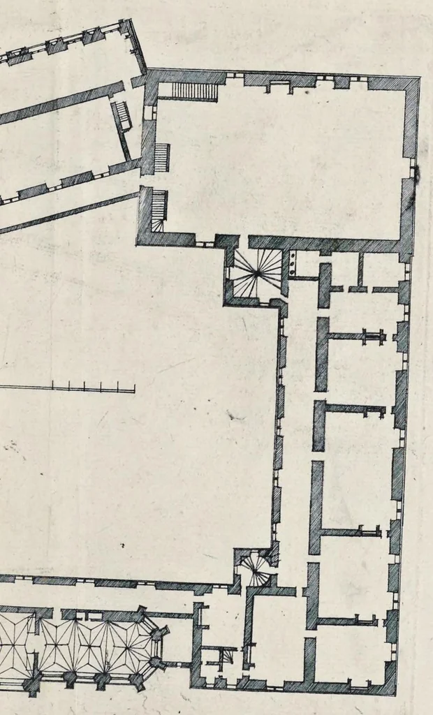 An illustration from Le premier[-second] volvme des plus excellents bastiments de France. Auquel sont designez les plans de quinze bastiments, & de leur contenu: ensemble les eleuations & singularitez d'vn chascun, 1607, leaf 22