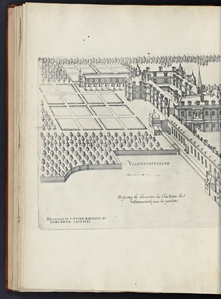 An illustration from Le premier[-second] volvme des plus excellents bastiments de France. Auquel sont designez les plans de quinze bastiments, & de leur contenu: ensemble les eleuations & singularitez d'vn chascun, 1607, leaf 89