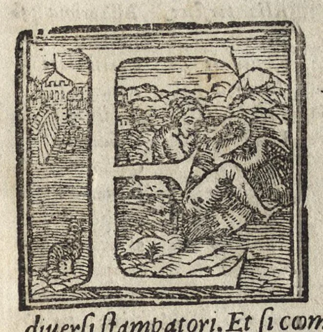 An illustration from Il primo libro delle orazioni del caualier Lionardo Salviati, nuouamente raccolte, 1575, leaf 6