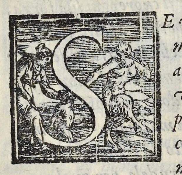 An illustration from Lettere d'Isabella Andreini padovana, comica gelosa, et academica intenta : nominata l'accesa, 1612, leaf 113