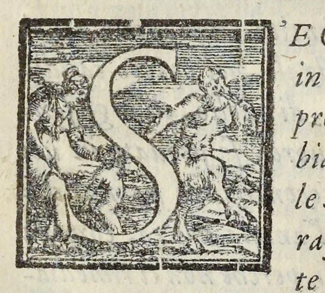 An illustration from Lettere d'Isabella Andreini padovana, comica gelosa, et academica intenta : nominata l'accesa, 1612, leaf 139