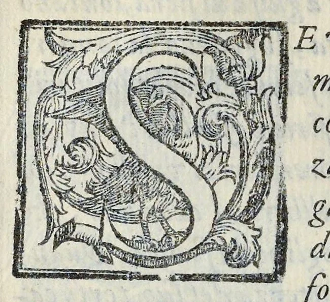 An illustration from Lettere d'Isabella Andreini padovana, comica gelosa, et academica intenta : nominata l'accesa, 1612, leaf 144